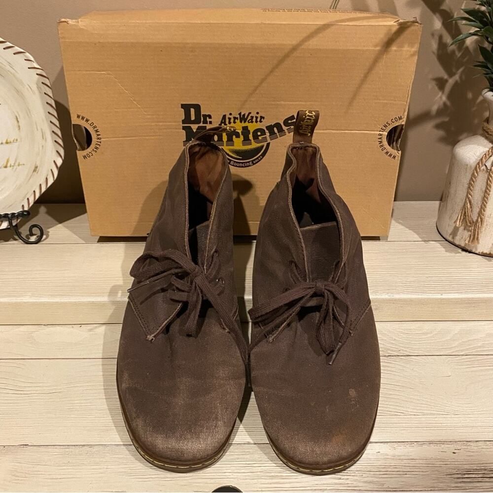 Dr. Marten’s Henrie Men’s Brown Chukka Canvas Boot Size 12 EUC
